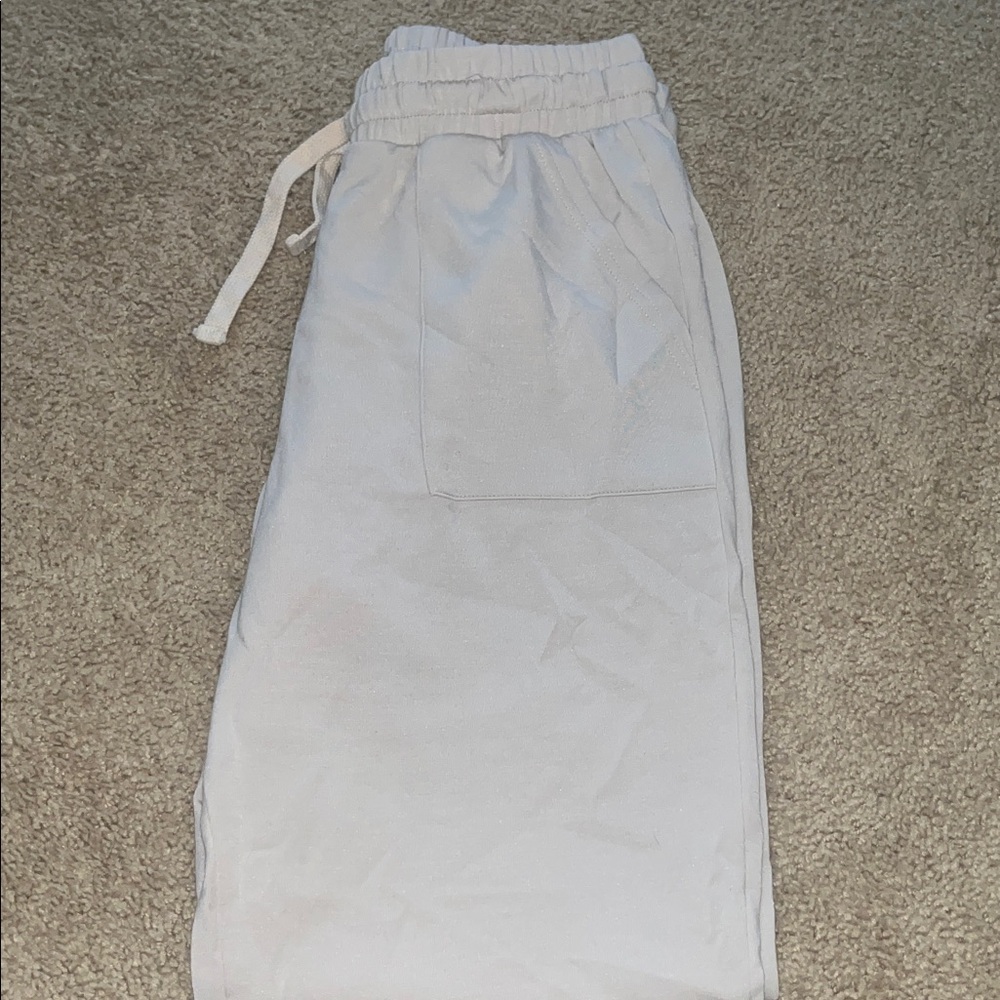If It Were Me Cream Jogger Pants
